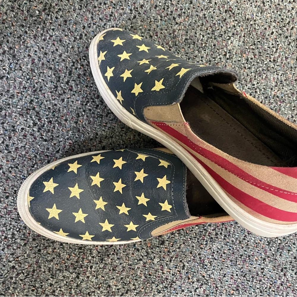 Roper Women's Navy Star Slip-On Sneakers - Picture 3 of 3